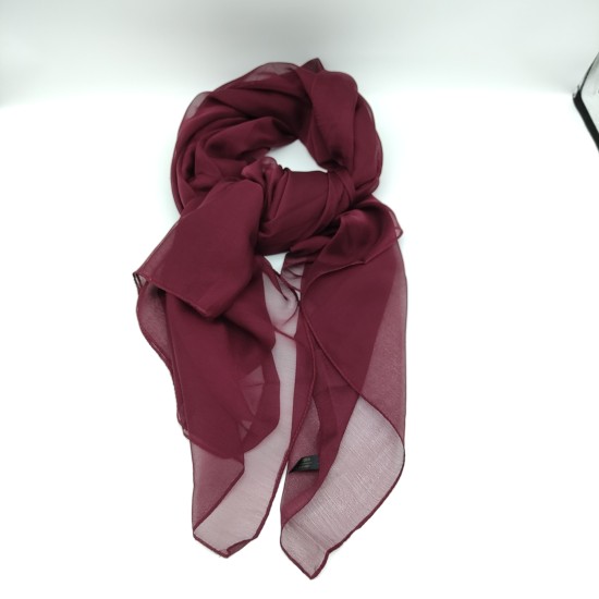 Burgundy thin silk scarfBurgundy thin silk scarf Burgundy thin silk scarfBurgundy thin silk scarf