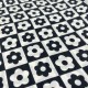 Black and white small fragrance square Black and white small fragrance square