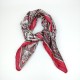 Small vintage silk scarf in red Small vintage silk scarf in red