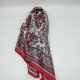 Small vintage silk scarf in red Small vintage silk scarf in red