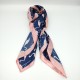 Navy blue vintage silk scarf Navy blue vintage silk scarf