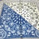 Navy blue vintage silk scarf Navy blue vintage silk scarf