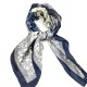 Navy blue vintage silk scarf Navy blue vintage silk scarf