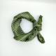 Army green retro silk scarf Army green retro silk scarf