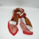 Red-edged imitation silk print plaid large square scarf Red-edged imitation silk print plaid large square scarf