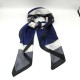 Blue imitation silk print plaid large square scarf Blue imitation silk print plaid large square scarf