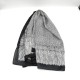 Gray silk printed check square Gray silk printed check square