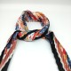 Women's ruffled square in orange Women's ruffled square in orange