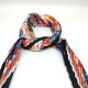 Women's ruffled square in orange Women's ruffled square in orange