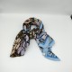 Blue border butterfly bird scarf Blue border butterfly bird scarf