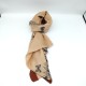 Brown butterfly bird scarf Brown butterfly bird scarf