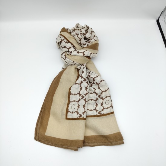Khaki cotton linen with a shawl for autumn and winter Khaki cotton linen with a shawl for autumn and winter