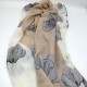 Brown butterfly bird scarf Brown butterfly bird scarf