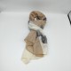 Brown butterfly bird scarf Brown butterfly bird scarf